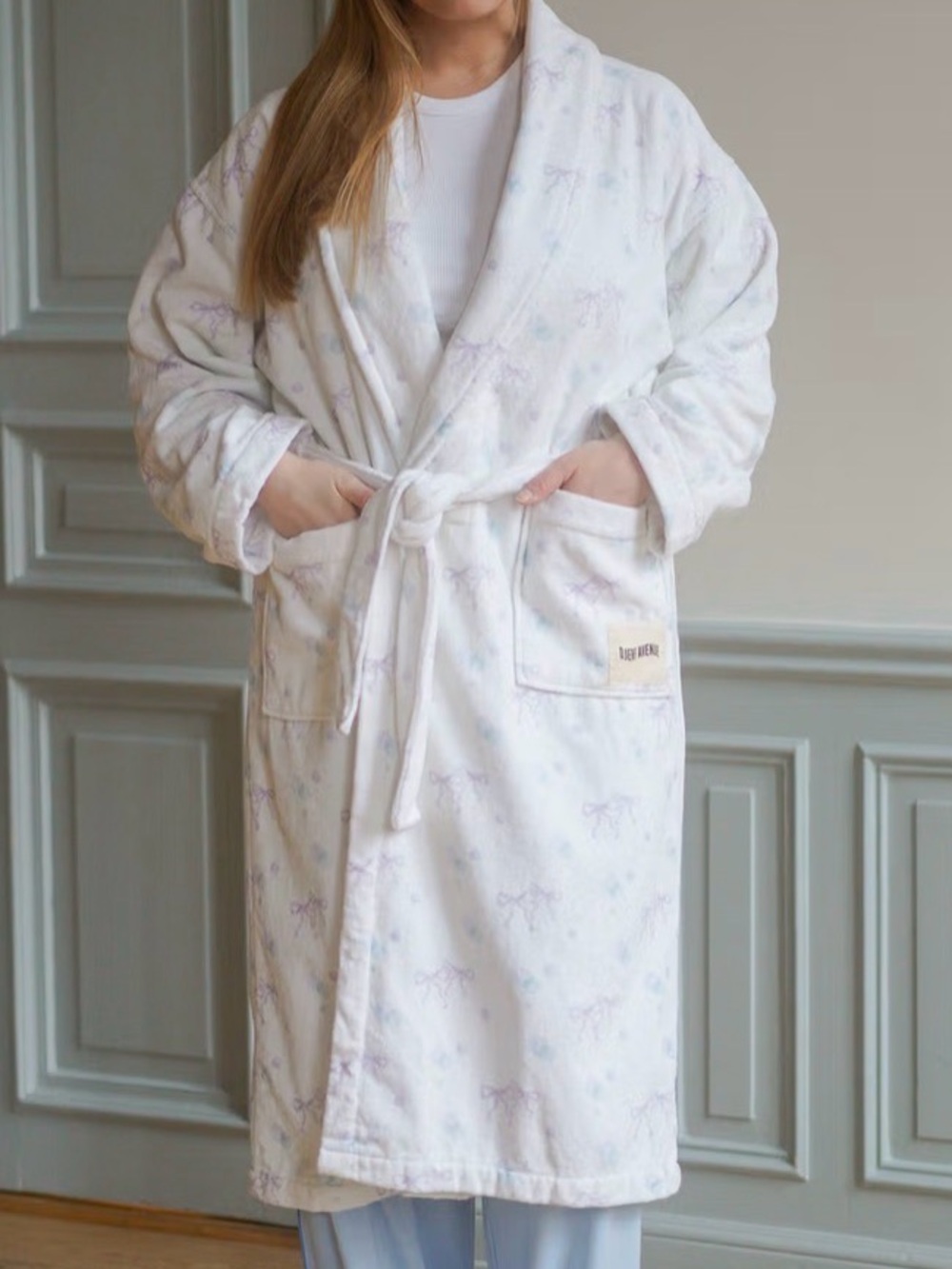 Djerf Avenue Bubble Bliss Terry Robe – Size M/L – Like New - Picture 3 of 7